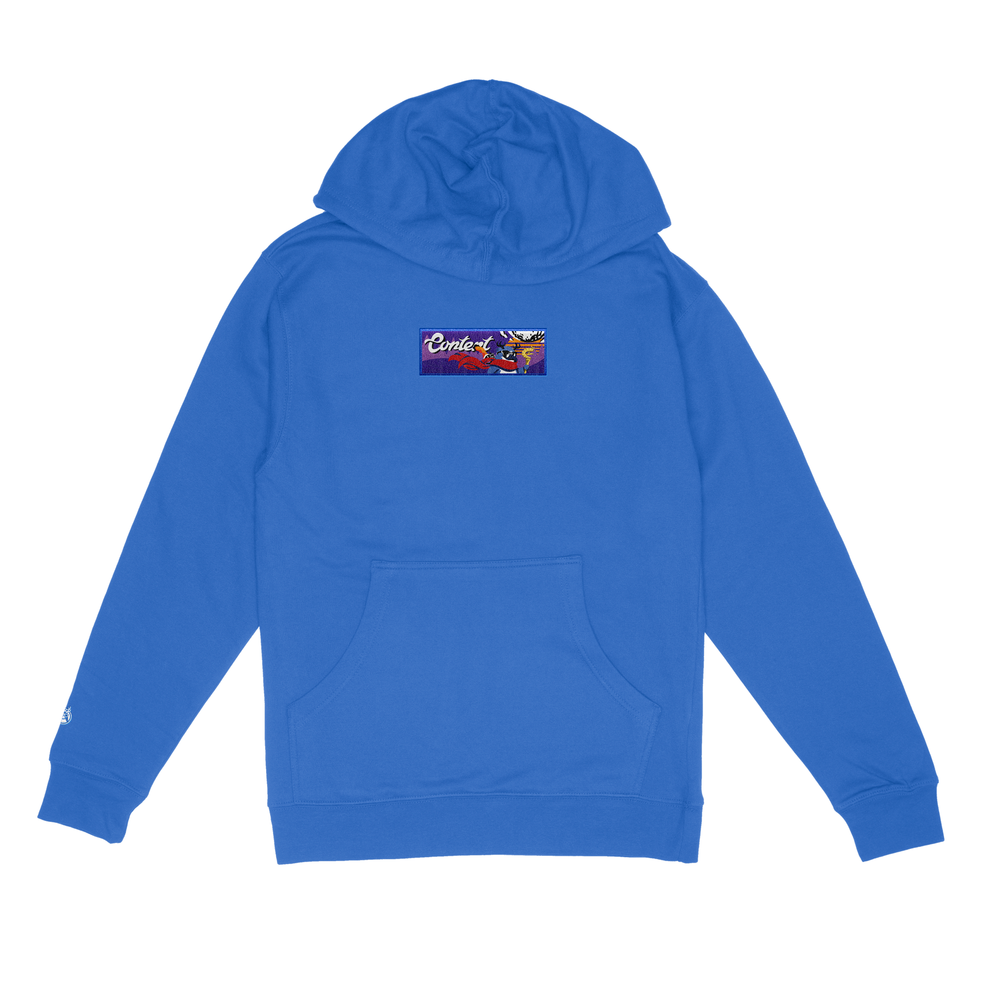 Blue Westlo Pullover Content Hoodie