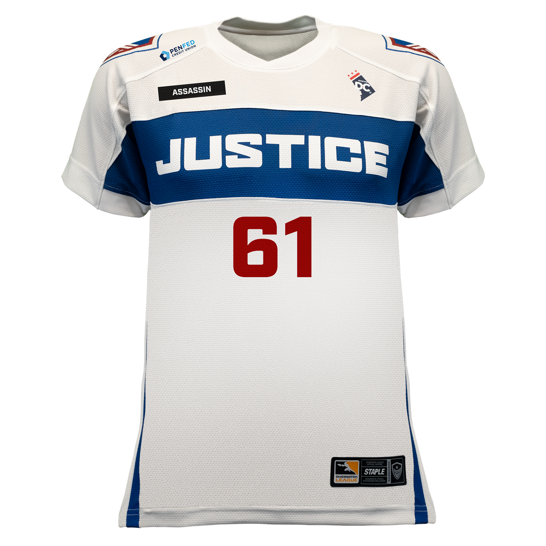 Washington Justice Staple 2021 Away Player Jersey