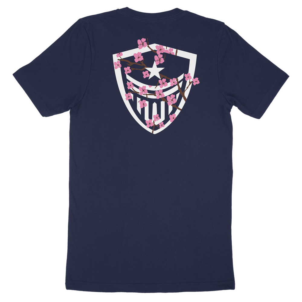 Justice Cherry Blossom Flower Shield T-Shirt